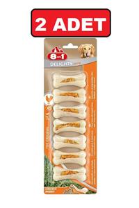 8in1 Kemik Delights Strong Xs Köpek Ödül Kemiği 7li 2 Adet 140 Gr Ödül Kemik