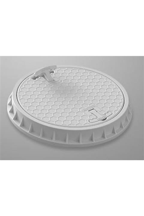 ÖZEK PAZARLAMA Rögar Kapağı Yuvarlak Kapak(daire) + Çerçeve (el Tutmalı)500mm.