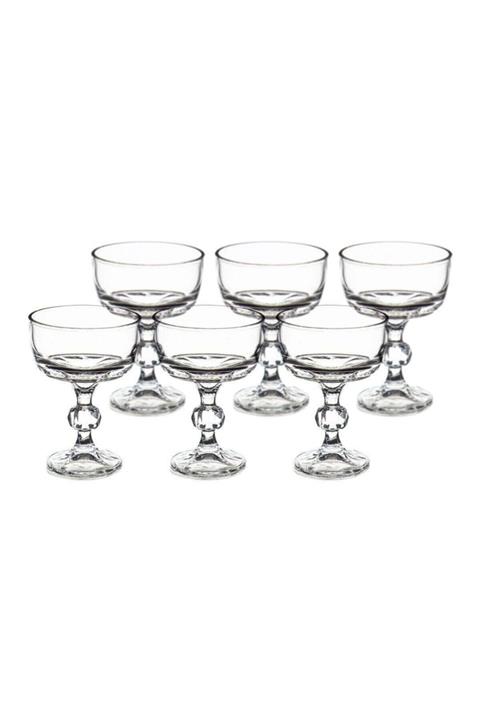 city glass Crystalita Magnolia Cup Tatlı&dondurma Kasesi 6 Adet 250 ml