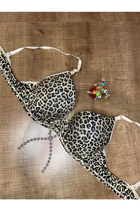 My princess style Leopar Destekli Sütyen