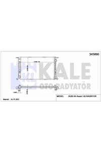 ÖZGÜÇYEDEK Motor Su Radyatoru Audı A4 Avant 1215 A5 07