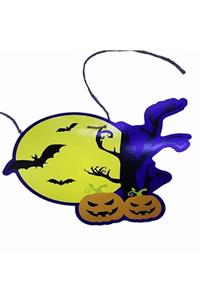 LAUREL DREAM Balkabağı Şekilli Asmalı Halloween Flama Banner Afiş 2 Metre