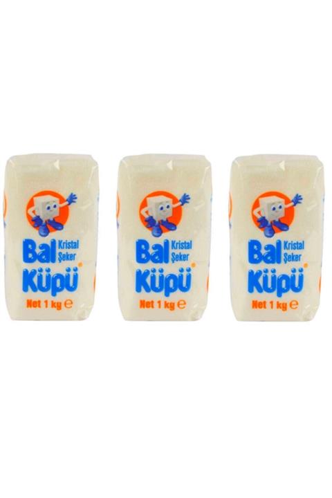 BALKÜPÜ Toz Şeker 1 Kg X 3 Adet