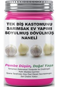 SPANA Tek Diş Kastomunu Sarımsak Soyulmuş Dövülmüş Naneli Ev Yapımı Katkısız 330gr