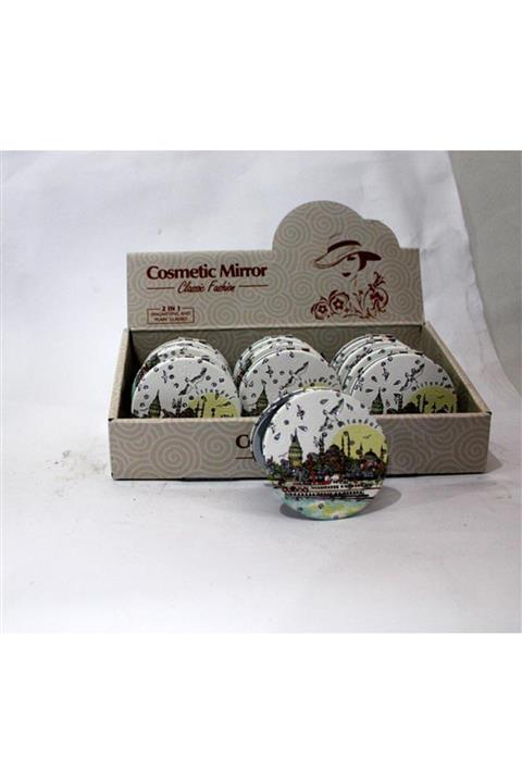 Berrinstore Istanbul Galata Temalı Makyaj Cep Aynası