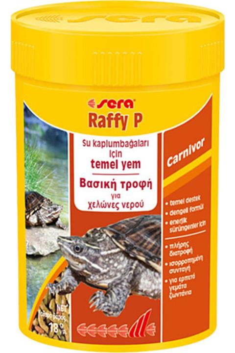 TROPİKAL Sera Raffy P Kaplumbağa Ve Sürüngen Yemi 100 Ml
