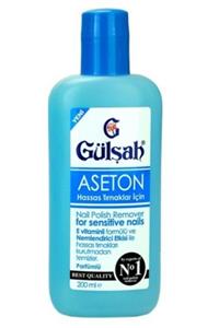 Gülşah Aseton Renkli Mavi Parfümlü Hassas Tırnaklar No:1 200 ml