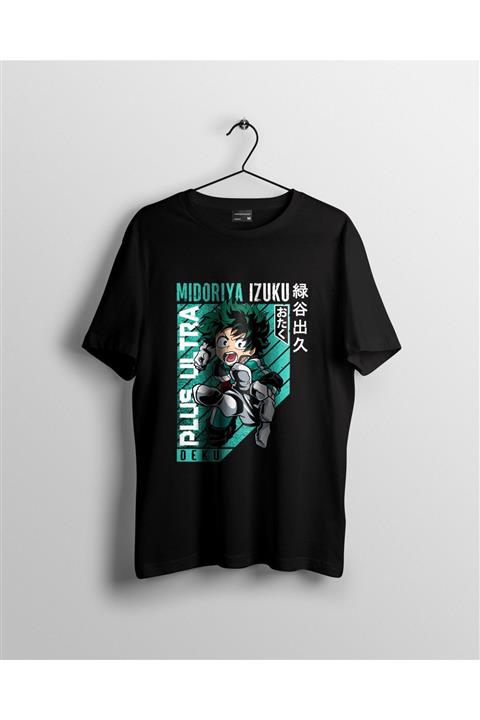 karikatürstore Deku Midoriya Izuku My Hero Academia Anime Tişört