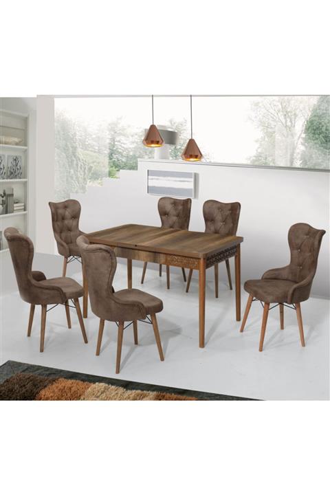 Desire 6 Kişilik Lord Masa Ve Sandalye Takımı