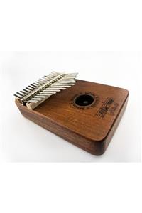 AKADEMİ 17 Tuşlu Maun Kalimba 64 Sayfa Metod