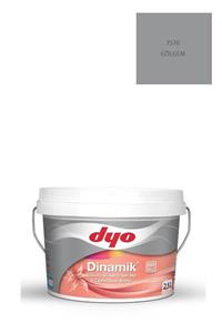 Dyo Dinamik Silikonlu Silinebilir Soft Mat Iç Cephe Duvar Boyası 7570 Gölgem 2,5 Lt