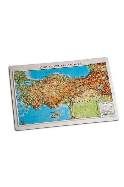 Gürbüz 35x50 Kabartma Türkiye Haritası Fiziki (25011)