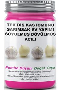 SPANA Tek Diş Kastomunu Sarımsak Soyulmuş Dövülmüş Acılı Ev Yapımı Katkısız 330 gr