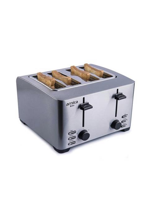 Arnica Arnıca Kıtır Paslanmaz Çelik 4 Dilimli Ekmek Kızartma Makinesi