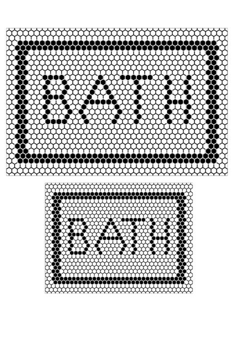 SARAZ HALI Black Bath Yıkanabilir Banyo Halısı Paspas 2'li