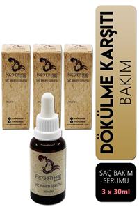 Freshen Hair Dökülen Yavaş Uzayan Saçlara Özel Bitkisel Saç Bakım Serumu 3 X 30 ml