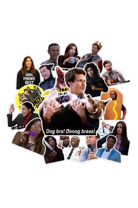ZipZap Brooklyn Nine Nine Sticker Paketi 20 Adet Sticker B99
