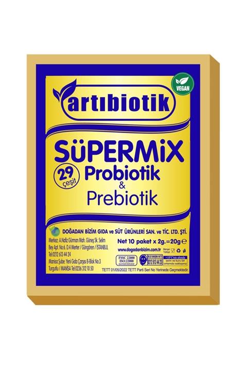 Doğadan Bizim Artıbiotik Süpermix Probiyotik & Prebiyotik 10'lu Paket