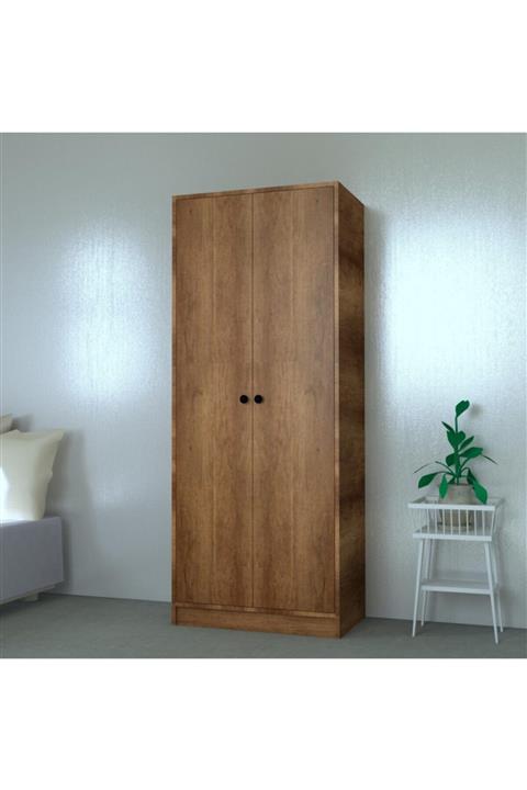 MOBİLİQUE Vegas Gardrop 2 Askılı No:1 Ceviz