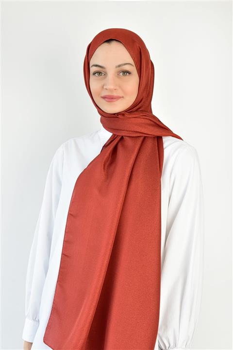 BURDEN IPEK Parlak Daria Caz Şal Kiremit