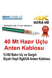 2Mood 40 Mt Hazır Uçlu 2m 1.kalite Full Bakır 96 Tel Bakır Folyo Sargı