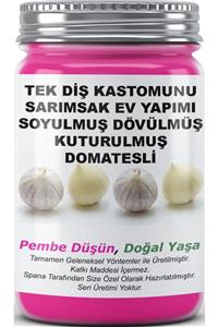 SPANA Tek Diş Kastomunu Sarımsak Soyulmuş Dövülmüş Kuturulmuş Domatesli Ev Yapımı Katkısız 330 gr