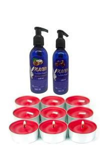 Playboy Aroma Terapi Spa Mum Hediyeli Yenilebilir Hindistan & Çikolata Vücut Masaj Yağı 120 Ml