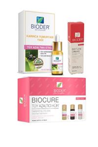 Bioder Tüm Cilt Tipleri Için Tüy Azaltıcı Karınca Yumurtası Yağı 30 Ml+yüz Serum 3x5ml+yüz Krem 30ml