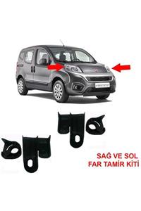 vipkrom Fiat Fıorıno Sağ Sol Far Tamir Kiti Plastiği Ayağı