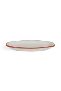 Tulü Porselen Tulu Porselen Alis Kayık Tabak-turuncu/18 Cm