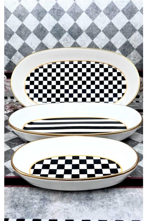 Miss Betty Kalipso 3 Lü Kayık Tabak