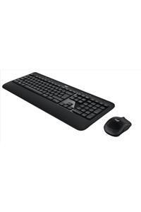 logitech Logıtech Advanced Combo Q Türkçe Kablosuz Siyah Klavye+ Mouse