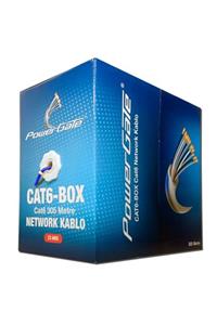 Powergate Cat6-box-bl 23awg 0,57mm Utp Cat6 Kablo 305m Mavi