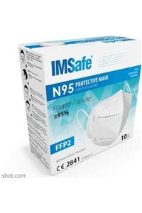 IMSafe N95 Imsafe Solunum Maskesi Meltblownlu 40-adet Maske