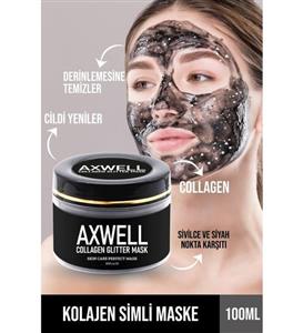 AXWELL Arındırıcı Simli Collagen Maskesi Sivilce - Siyah Nokta 100 Ml