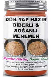 SPANA Dök Yap Hazır Biberli & Soğanlı Menemen Ev Yapımı Katkısız 330gr