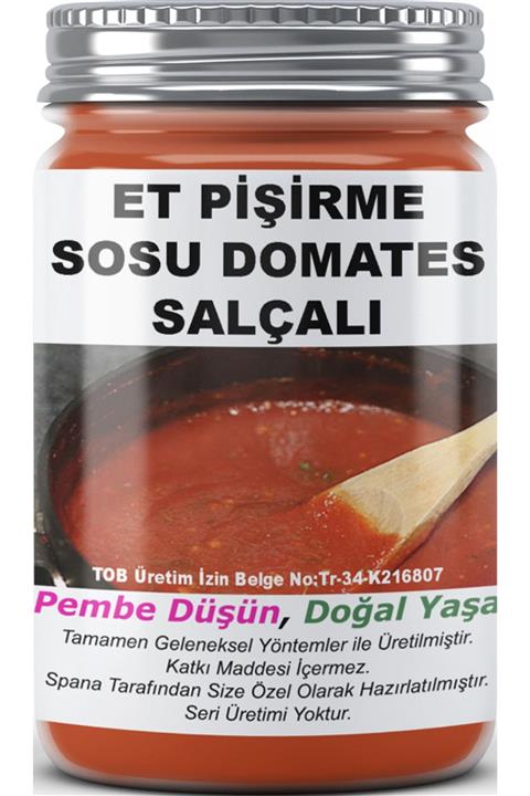 SPANA Et Pişirme Sosu Domates Salçalı Ev Yapımı Katkısız 330gr