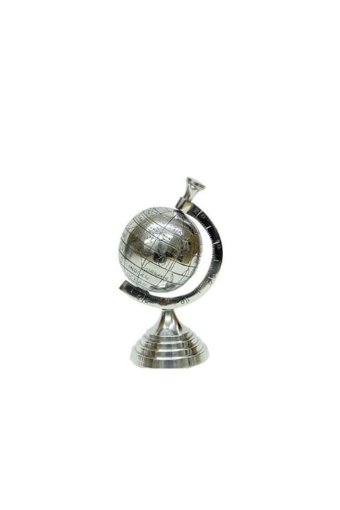 MağazanYanında Yerküre Dünya Nikel Biblo Dekoratif Hediyelik