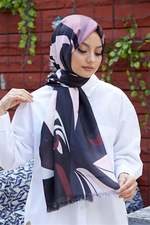 AFVENTE Dijital Baskılı Pamuk Şal