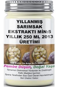 SPANA Yıllanmış Sarımsak Ekstraktı Min:5 Yıllık 250 ml 2013 Üretimi Ev Yapımı Katkısız