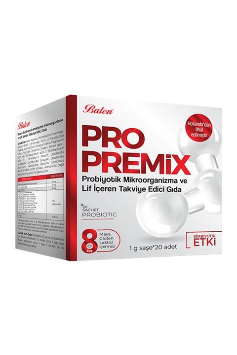Balen Pro Premix Probiyotik Mikroorganizma Ve Lif 20 Şase