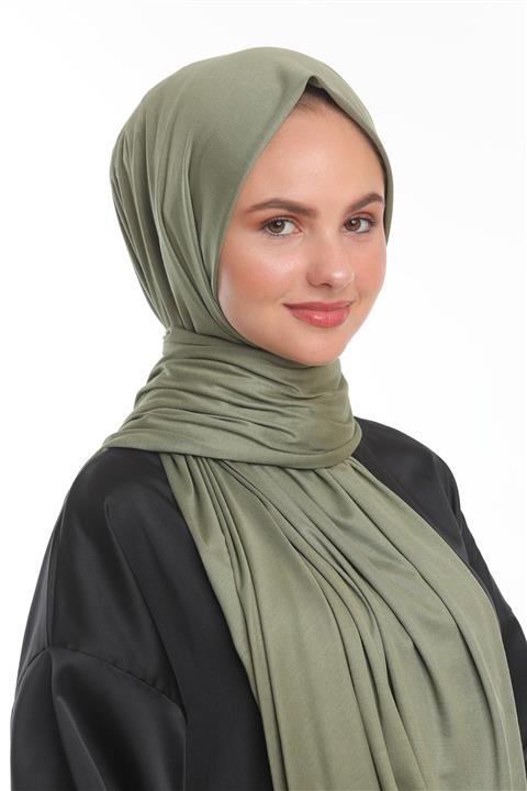 19V69 ITALIA Granit Yeşil Diamond Seri Şal Eşarp Askısı İle Birlikte 75x200 cm