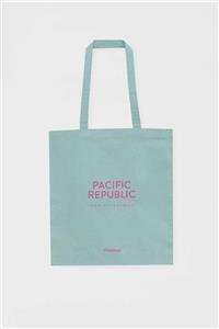 Pull & Bear Pacific Republic Logolu Tote Çanta