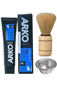 ARKO Men Comfort Tıraş Kremi Tıraş Fırçası Tas Seti 712904 6 Lı Indirimli Paket