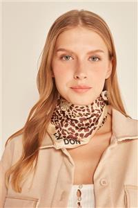 YLondon 13903 Leopar Desenli Bandana Fular