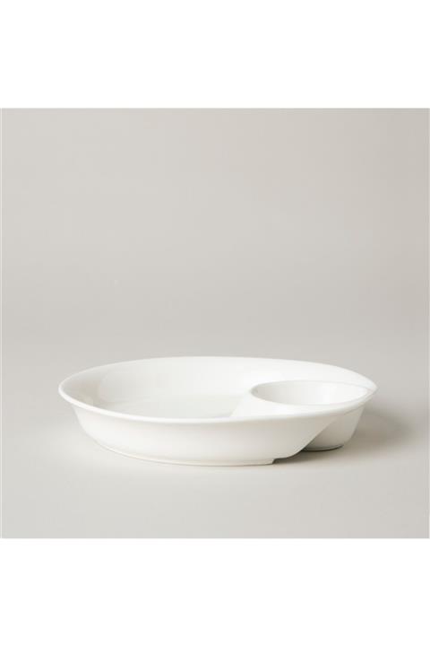 Chakra Mac 2 Bölmeli Servis Tabağı 24x24 cm