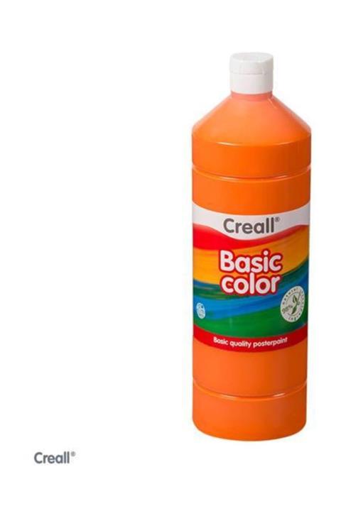 Creall Basic Color Posterpaint Tempera Boya 1000 ml. 04 Orange (Turuncu)