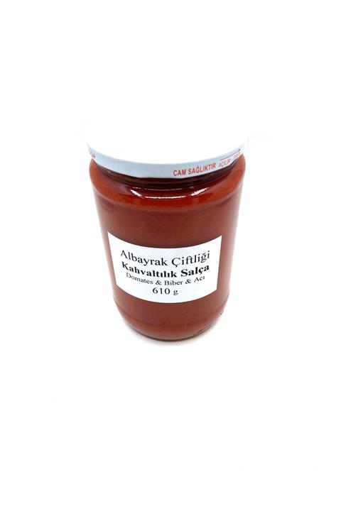 albayrak çiftliği Kahvaltılık Salça (domates &biber&acı Biber) 610 Gr