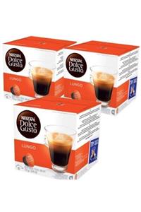 Nescafe Dolce Gusto Coffee Lungo 16 Kapsül X 3 Adet