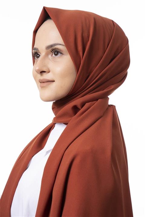 NEWSTORE Kadın Kiremit Medine Ipeği Şal